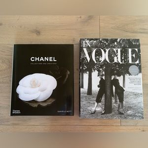 Chanel and vogue books